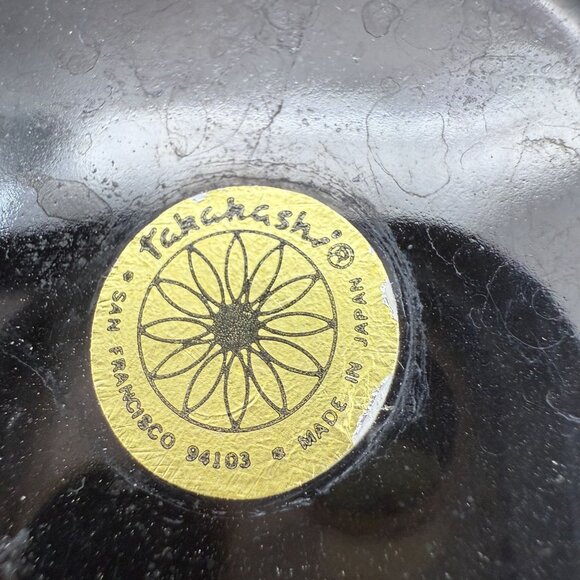 Takahashi Japan 3D Black Tuxedo Cat Coffee Cup Ceramic Tail Handle Paws Base - Picture 10 of 12